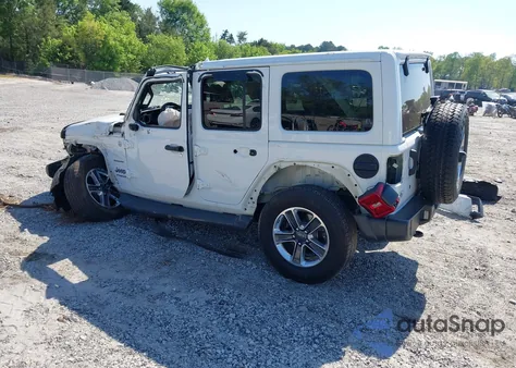 2019 Jeep Wrangler Unlimited Sahara 4X4 из США, поврежденный, VIN 1C4HJXEN5KW509806